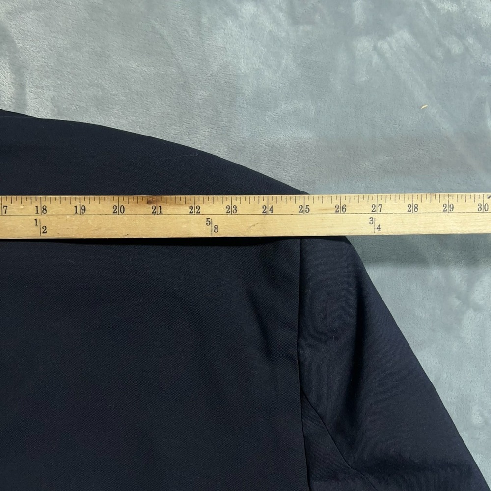 Oak Hill Blazer Mens 62R Big Tall Suit Jacket Coat Navy Blue Gold Buttons - Picture 13 of 14